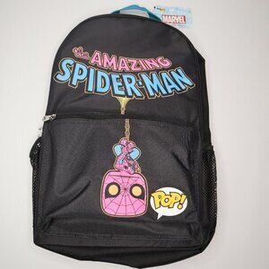 Loungefly Funko Pop Marvel Blacklight Spiderman School Mini backpack‎